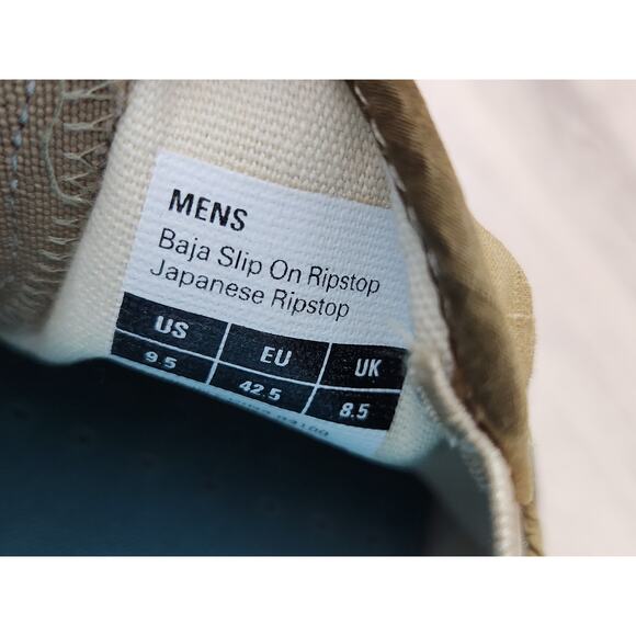 SEAVEES Men 9.5 Green Camo Hawthorne Classic Shoes Slip on Deck Sneakers Casual - Picture 10 of 10